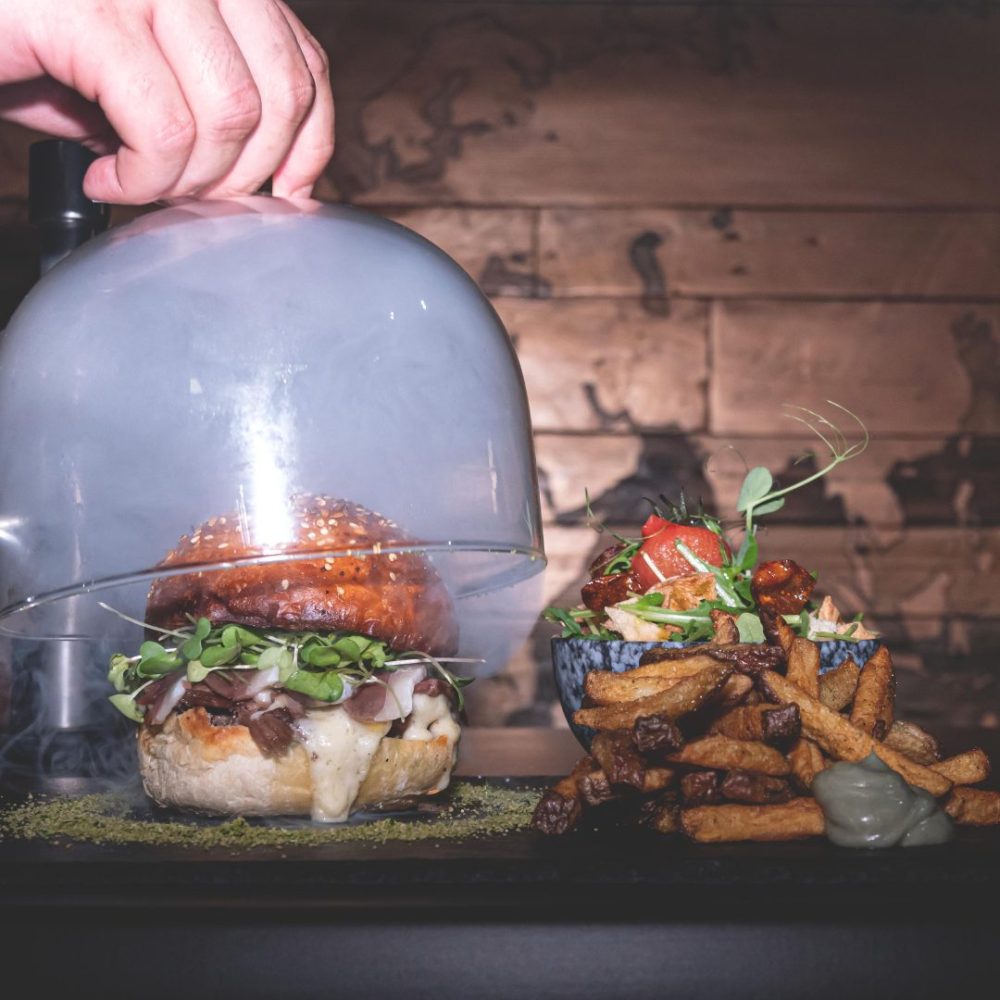 Burger-de-canard-fumée-photographie-culinaire